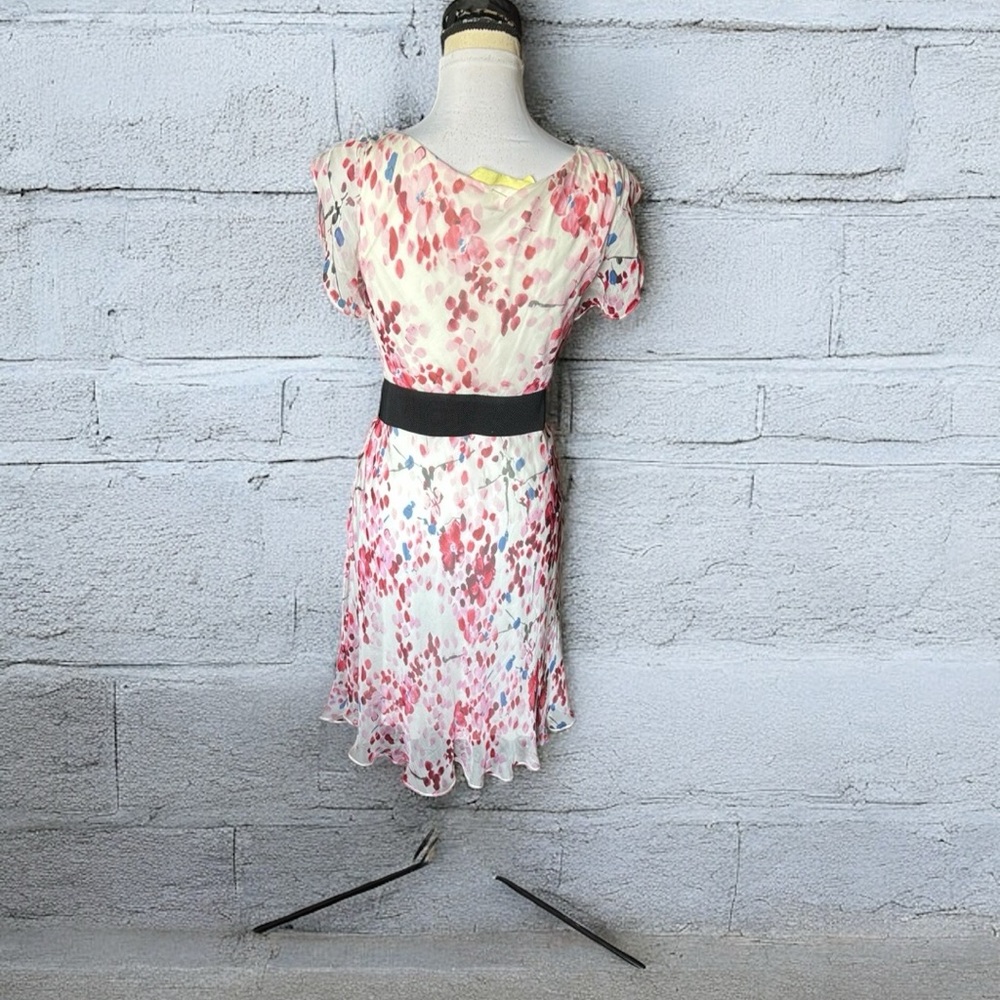 Seraphine Pink Floral dress w/full slip - Picture 5 of 14